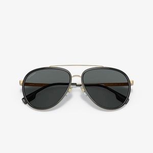 Burberry Oliver Aviator Sunglasses. Unisex. MINT IN CASE